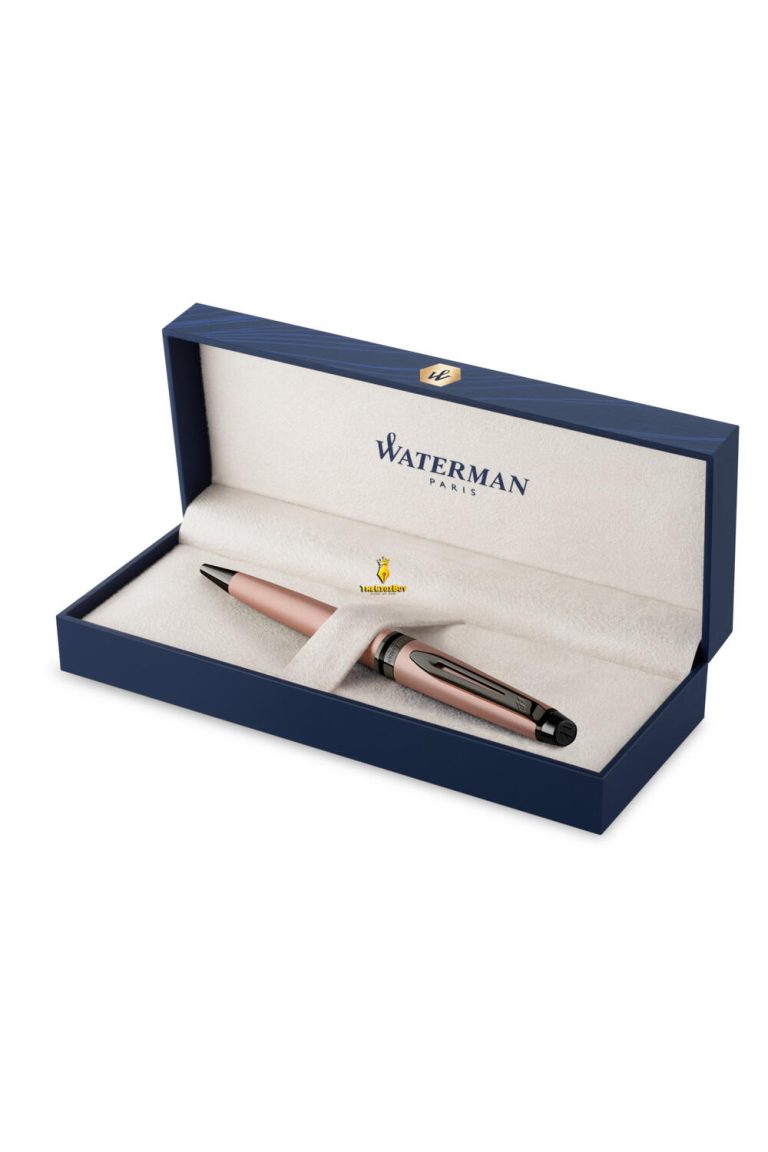 Waterman Expert Metallic Rose Gold Lacquer Rt Ballpoint Pen