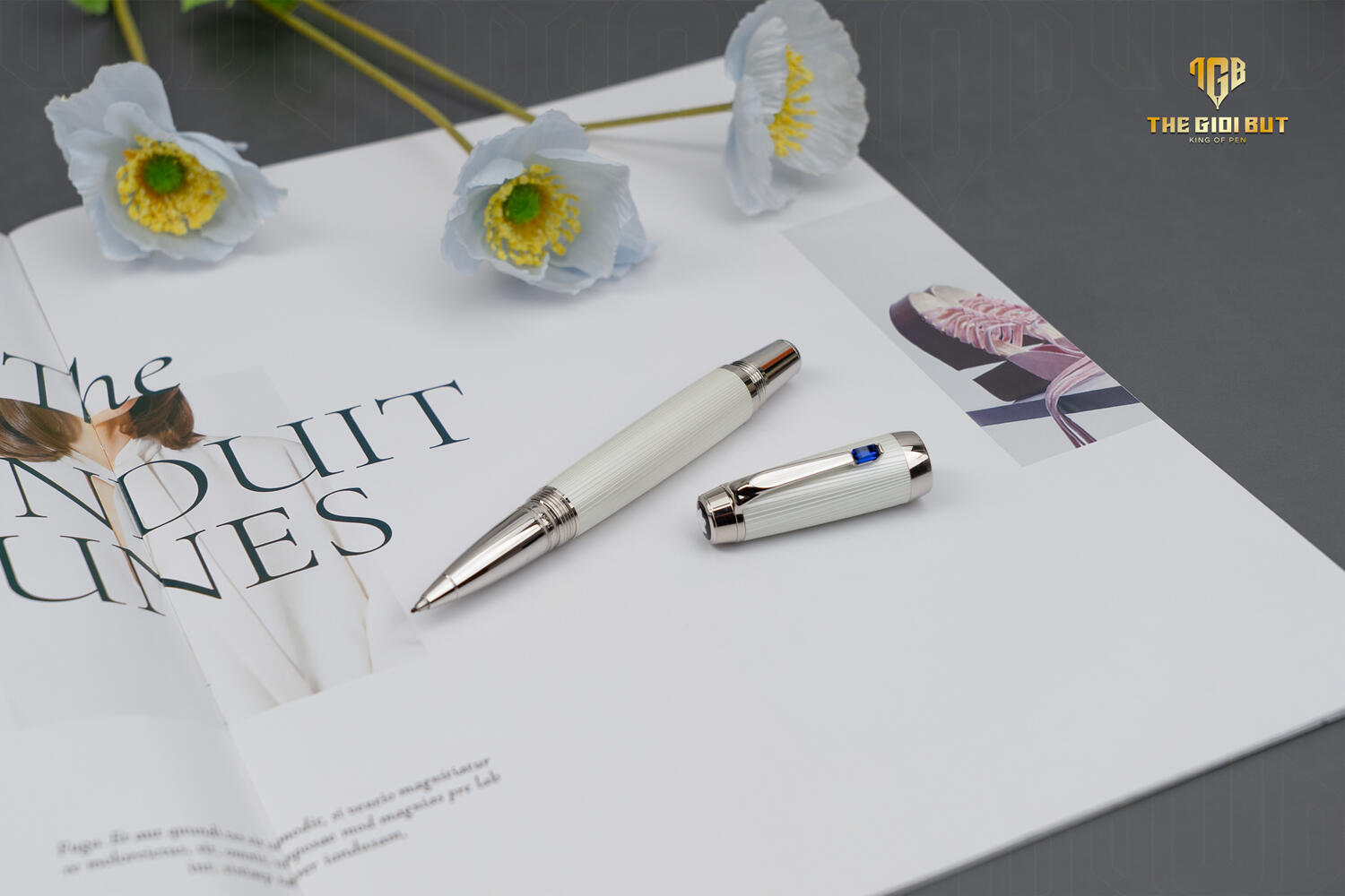 Montblanc Boheme Blanche Rollerball Pen Mb111344 802
