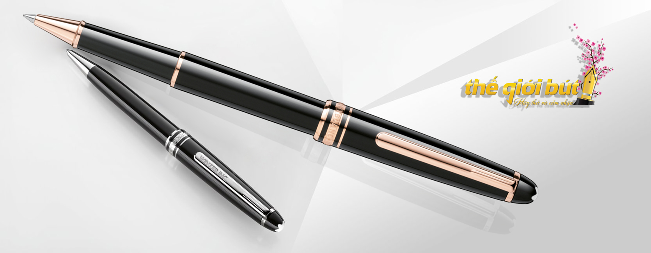 Bút dạ bi Montblanc Meisterstuck Rose Gold Rollerball MB112678