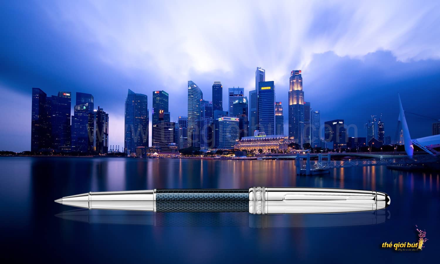 Bút dạ bi Montblanc Meisterstuck Blue Hour Classique