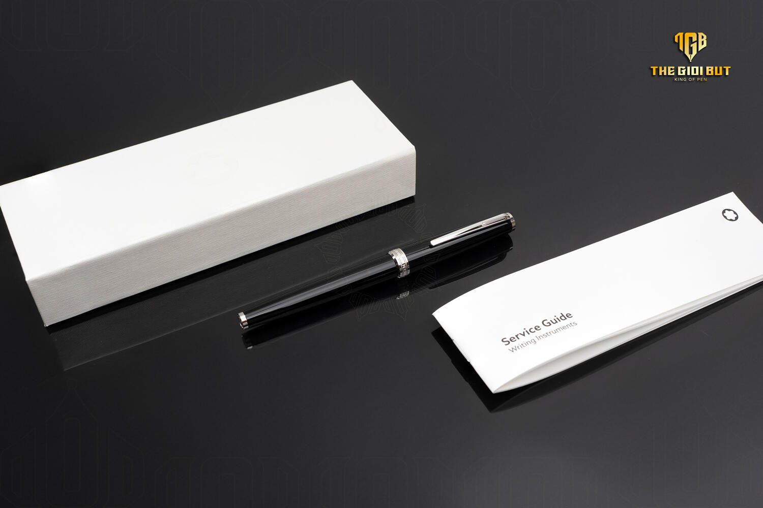 Montblanc Pix Black Rollerball Pen Mb114796 Box