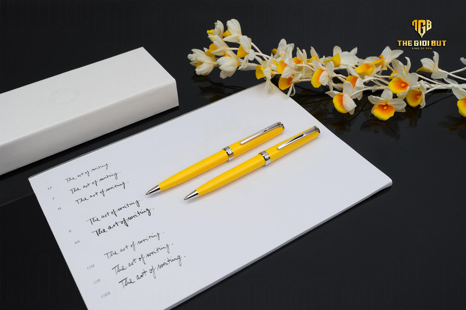 Montblanc Pix Mustard Yellow Ballpoint Pen Mb125240 801