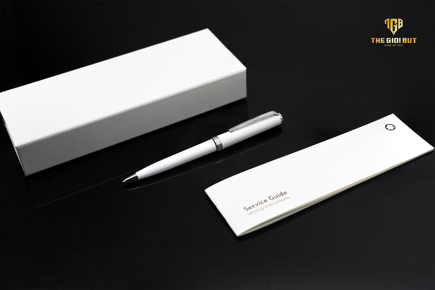 Montblanc Pix White Ballpoint Pen Mb114806 804