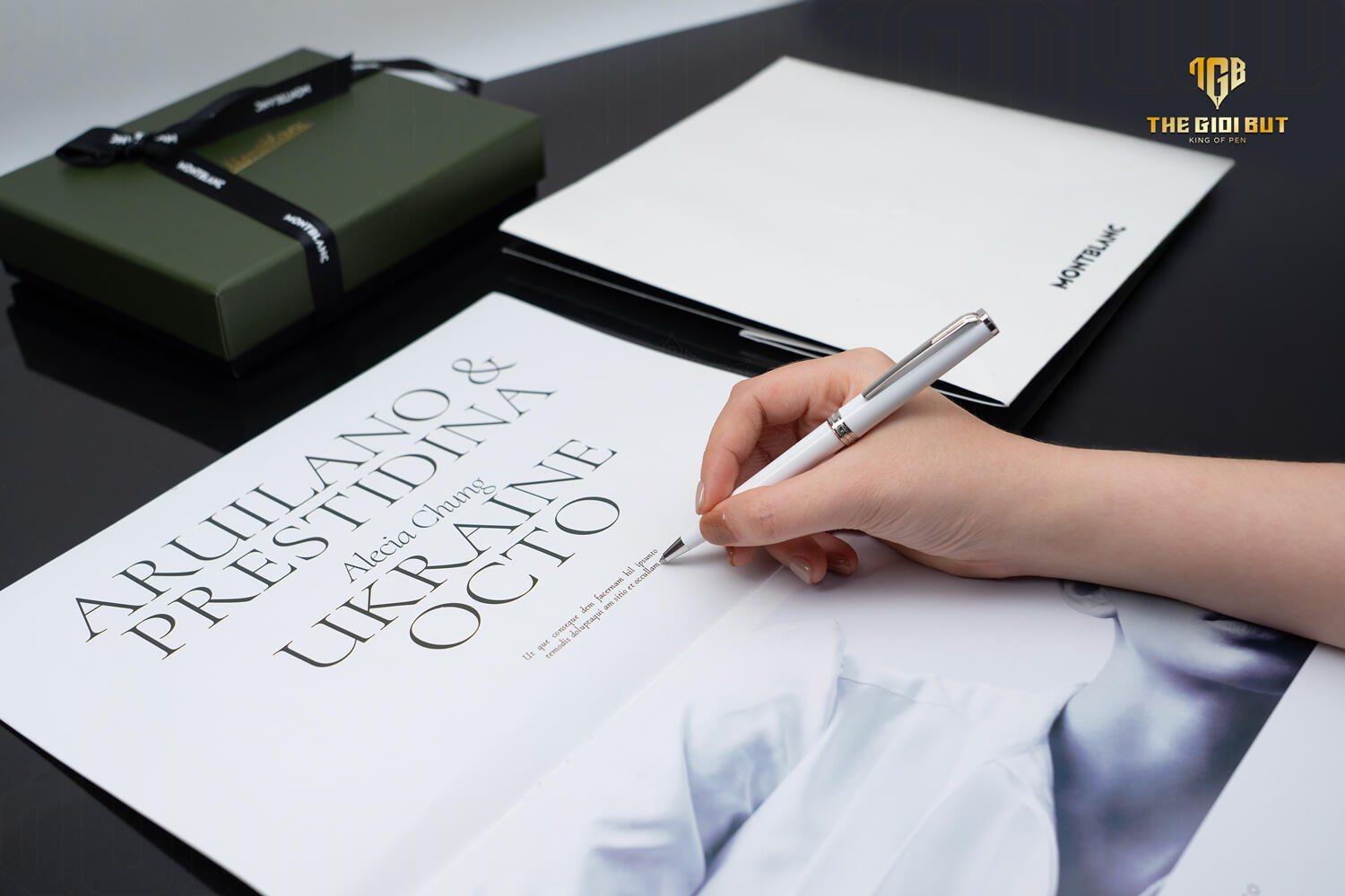 Montblanc Pix White Ballpoint Pen Mb114806 Tay