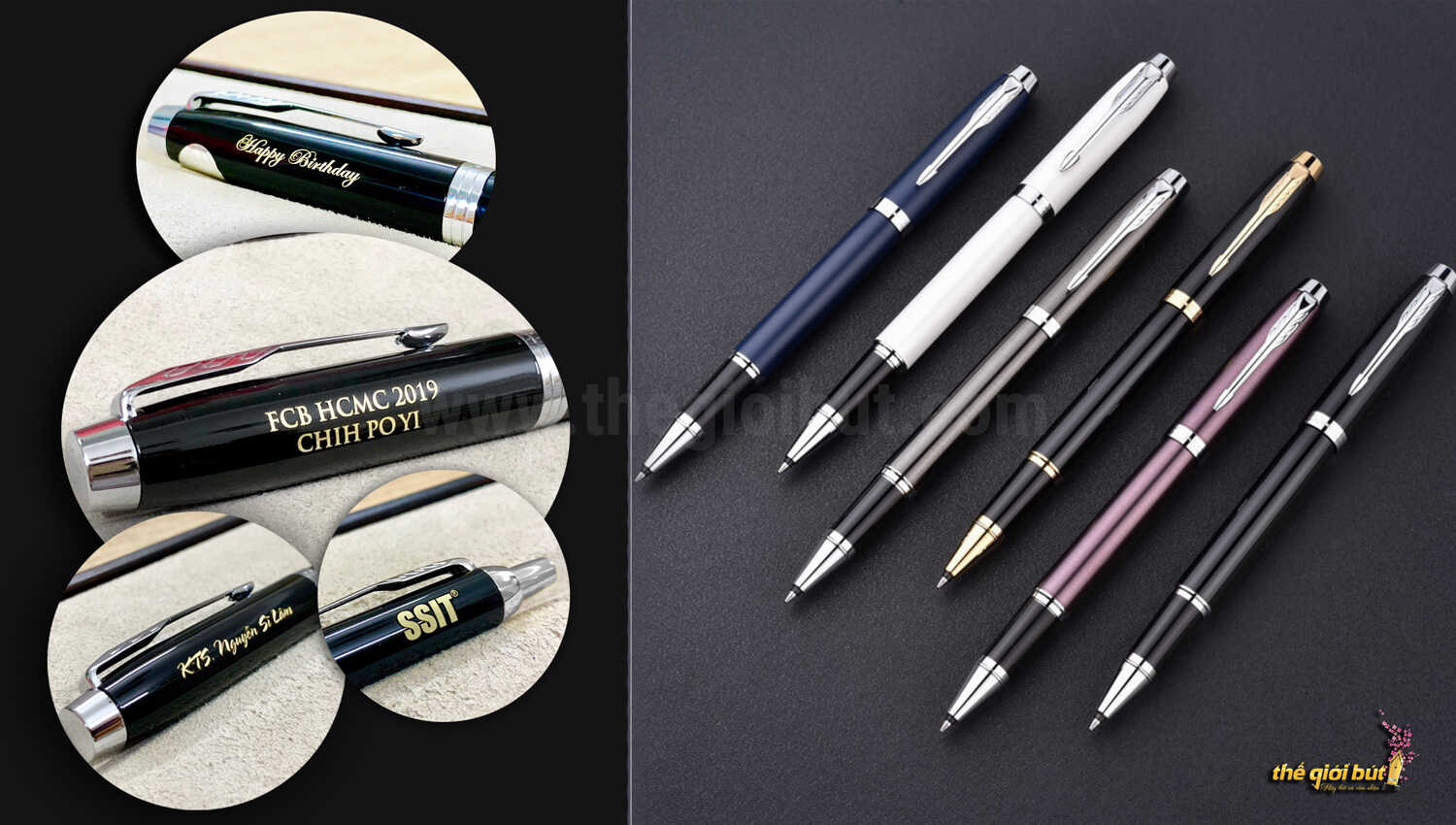 Bút dạ bi Parker IM Core 2017 Black Lacquer CT Rollerball