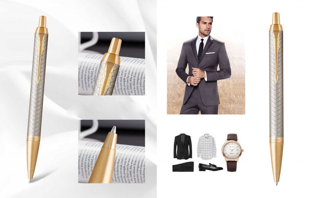 Bút bi Parker IM Premium 2017 Warm Silver GT Ballpoint Pen