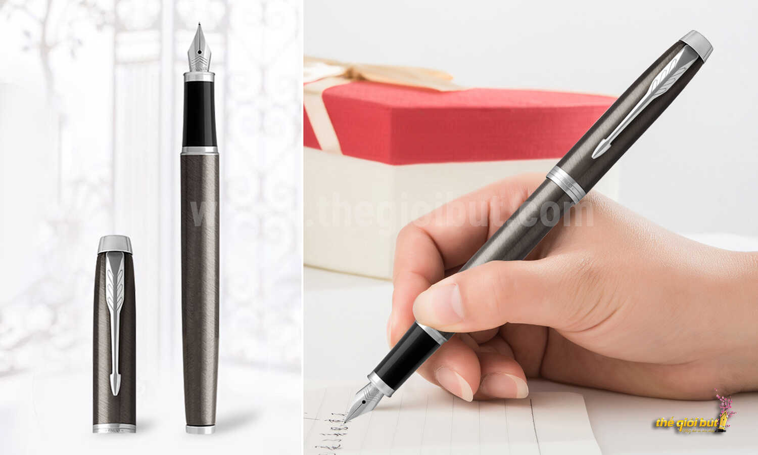 Bút máy Parker IM 2017 Dark Espresso CT Fountain Pen