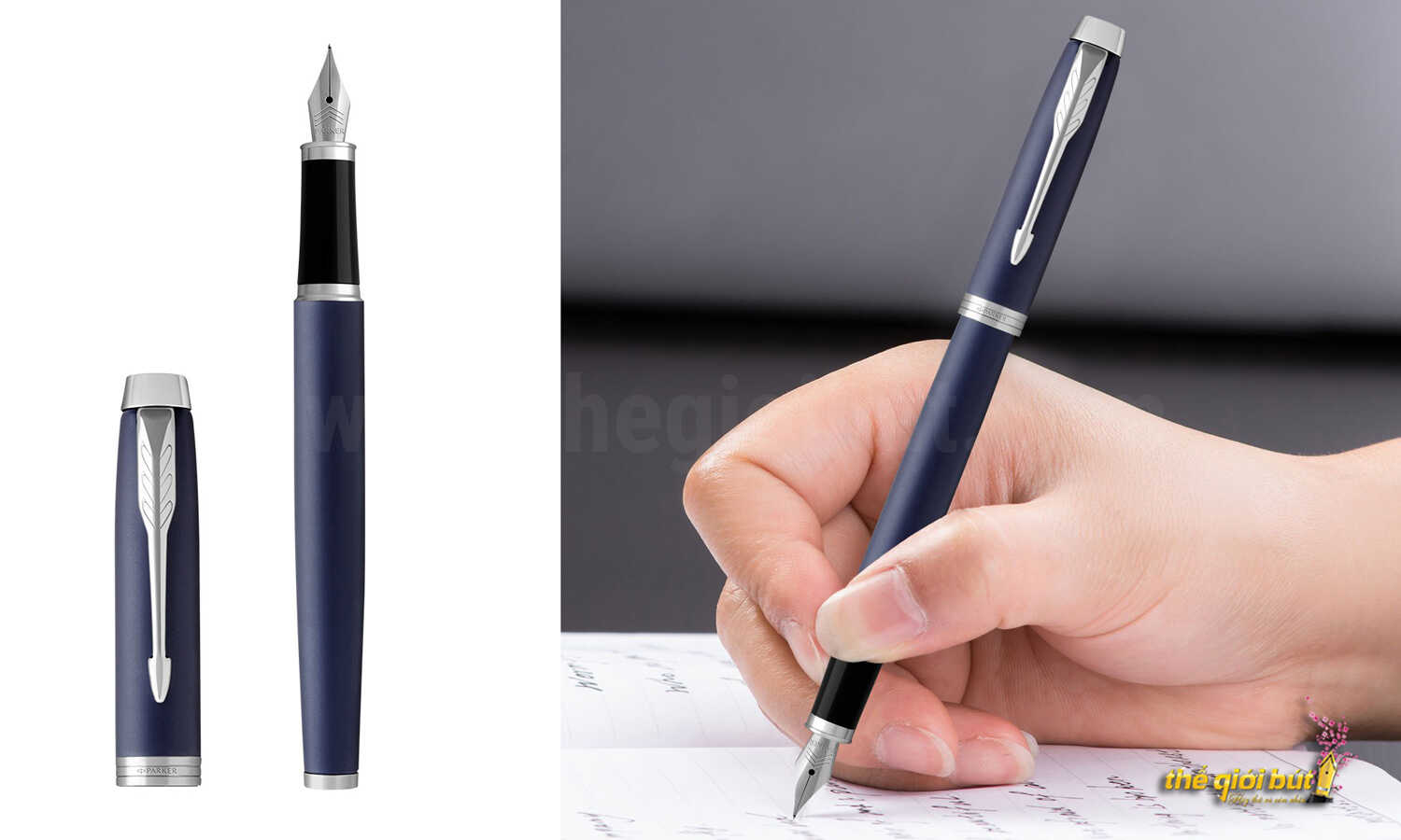 Bút máy Parker IM Core 2017 Matte Blue CT Fountain Pen