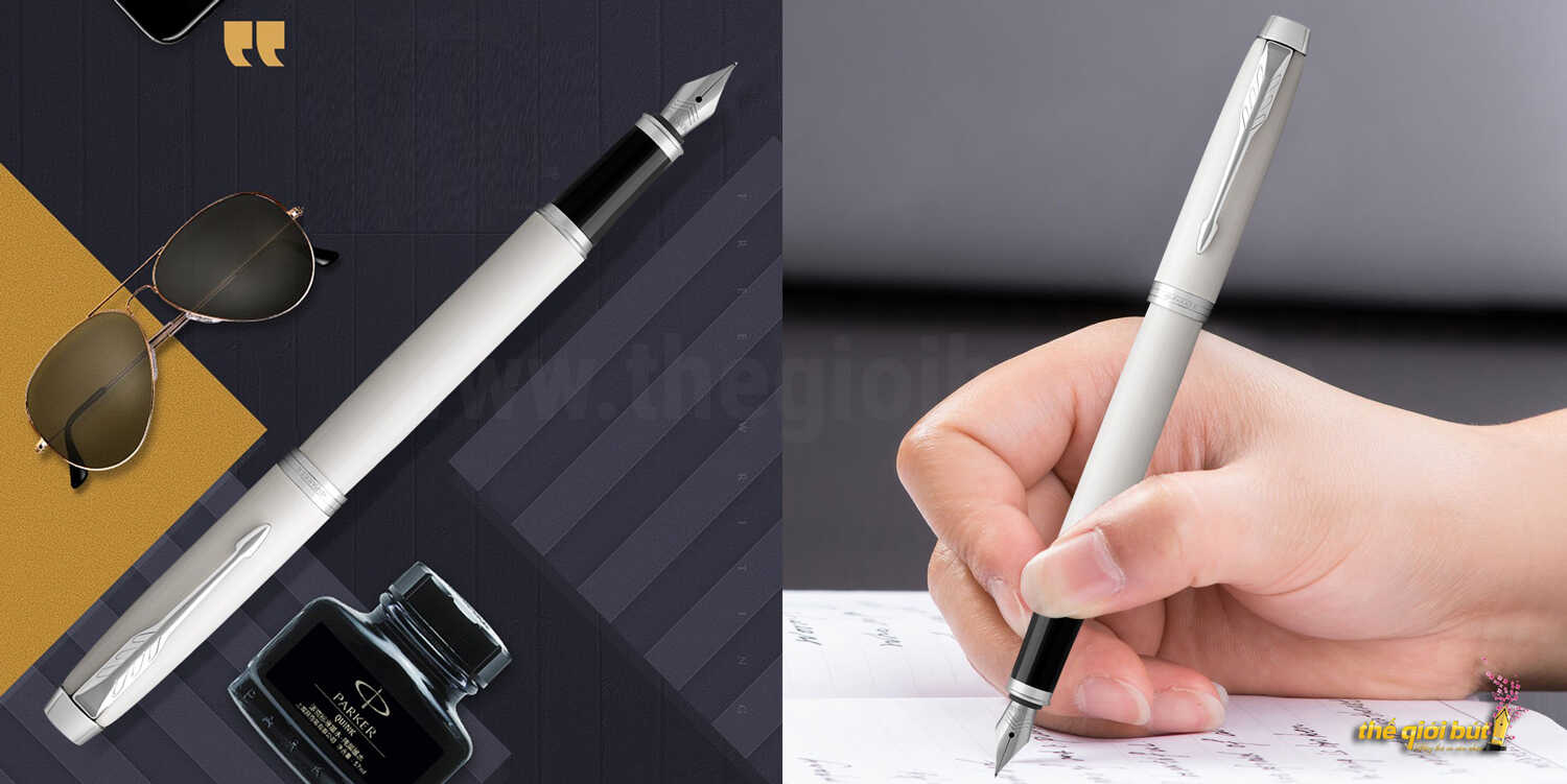 Bút máy Parker IM 2017 White Lacquer CT Fountain Pen