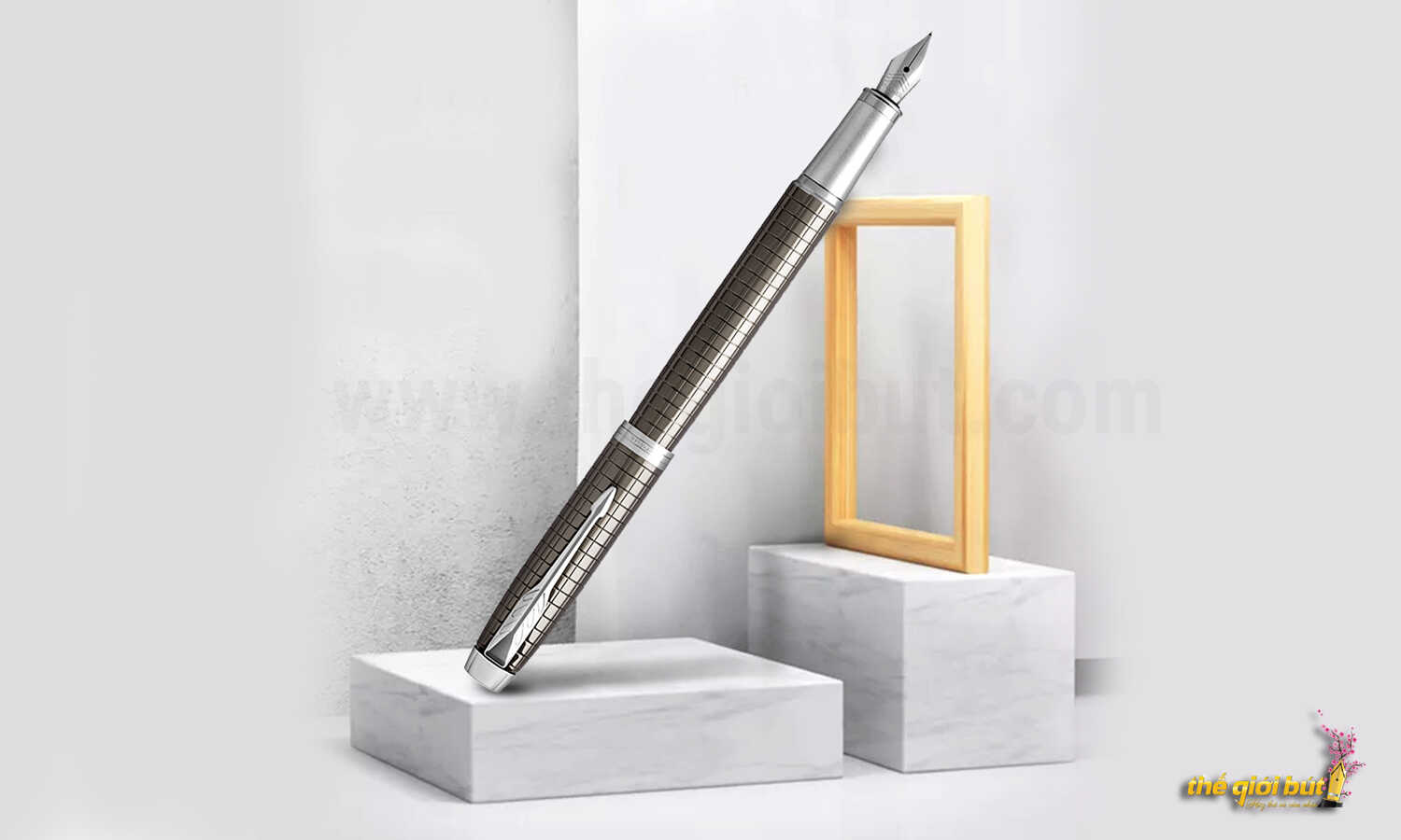 Bút máy Parker IM Premium 2017 Dark Espresso Chiselled CT Fountain Pen