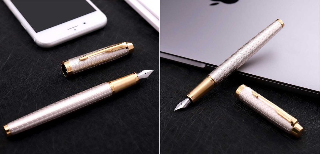 Bút máy Parker IM Premium 2017 Warm Silver GT Fountain Pen 1931685