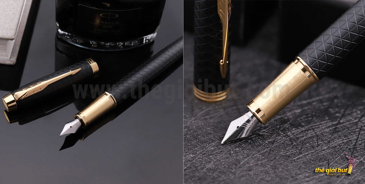 Bút máy Parker IM Premium 2017 Black GT Fountain Pen 1931653