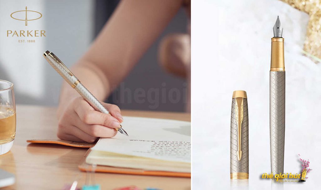 Bút máy Parker IM Premium 2017 Warm Silver GT Fountain Pen 1931685
