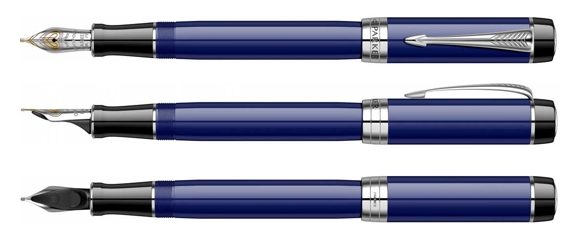 Bút máy Parker Duofold Classic Blue Black Fountain Pen 1947983