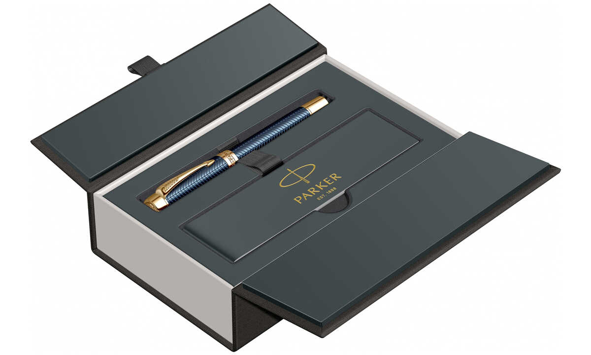 Bút máy Parker Duofold Prestige Blue Chevron Fountain Pen 1931369