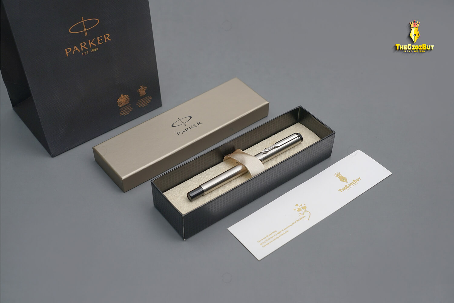 Parker Vector Stainless Steel Rollerblall 2025444 Box1