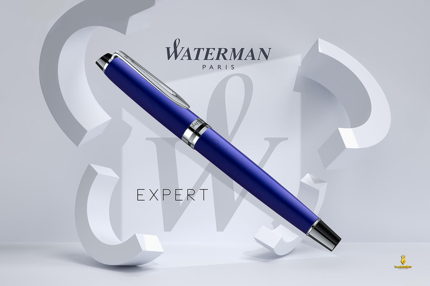 Bút dạ bi Waterman Expert 3 Blue Lacquer CT Rollerball Pen 2093458