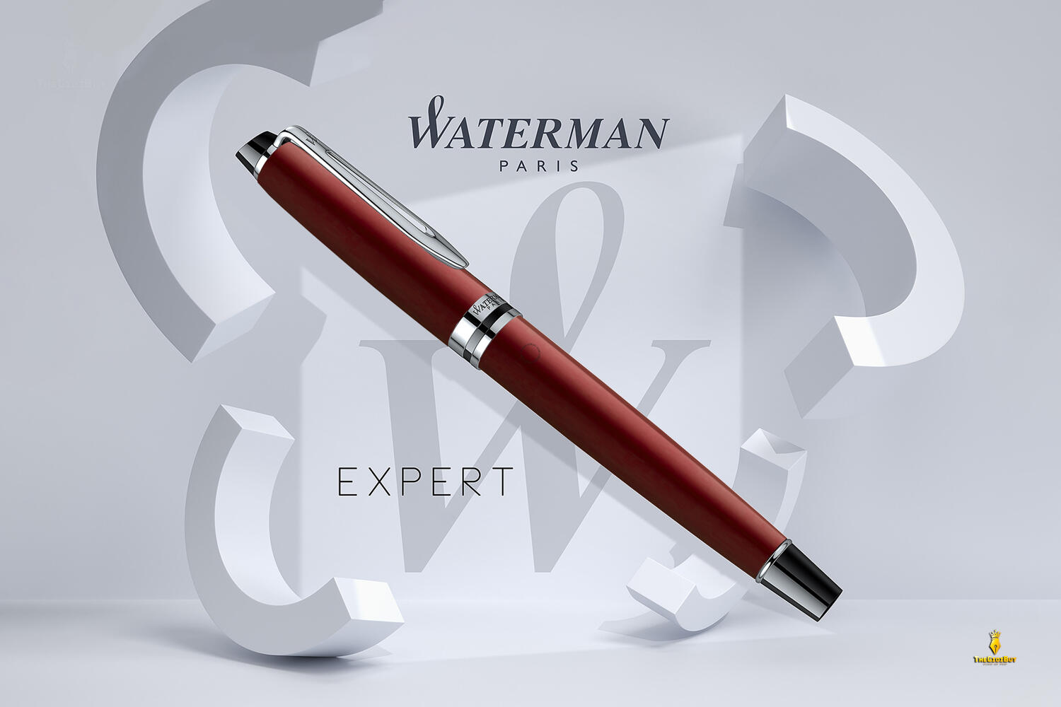 Bút dạ bi Waterman Expert 3 Dark Red Lacquer CT Rollerball Pen 2093652