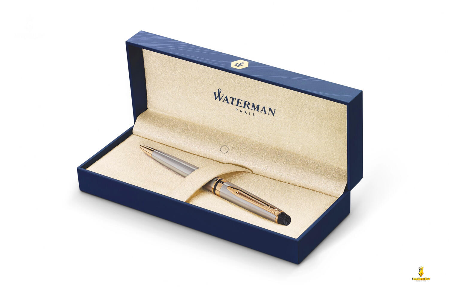 Bút bi Waterman Expert Stainless Steel GT Ballpoint Pen S0952000