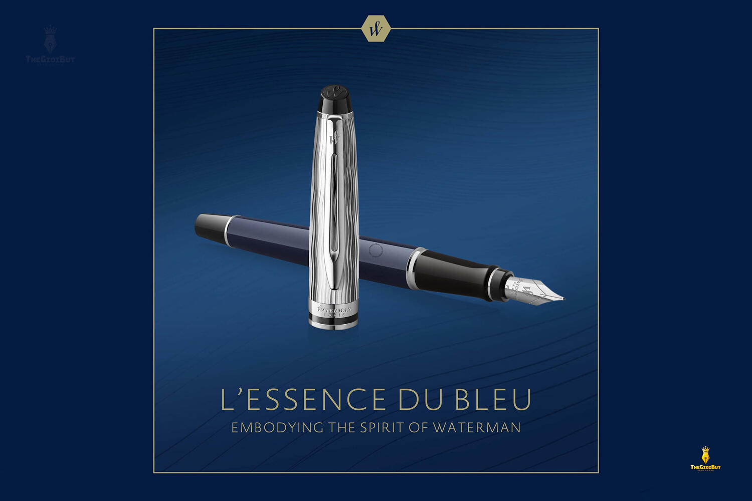 Bút máy Waterman Expert Lessence Du Bleu Lacquer CT Fountain Pen 2166426