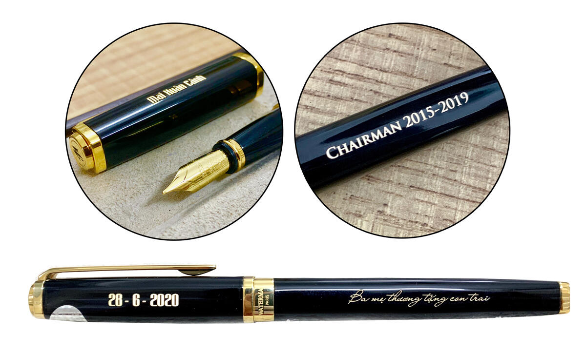 Bút máy Waterman Exception Slim Black CT Fountain Pen S0637010