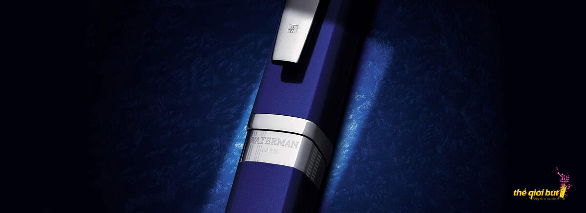 Bút máy Waterman Exception Slim Blue CT Fountain Pen S0637090