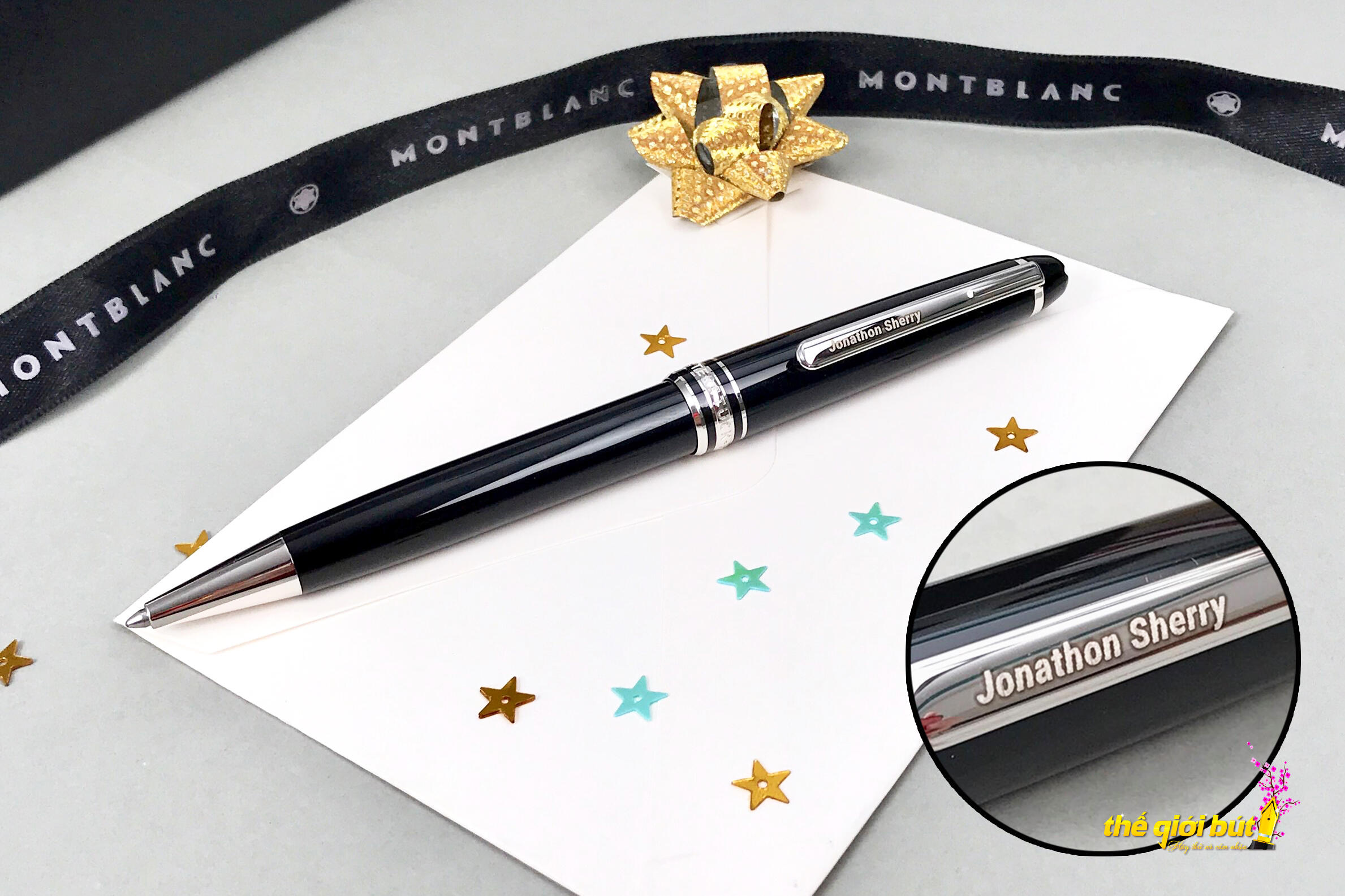 Bút bi Montblanc Meisterstuck Platinum Line Ballpoint Pen 2866