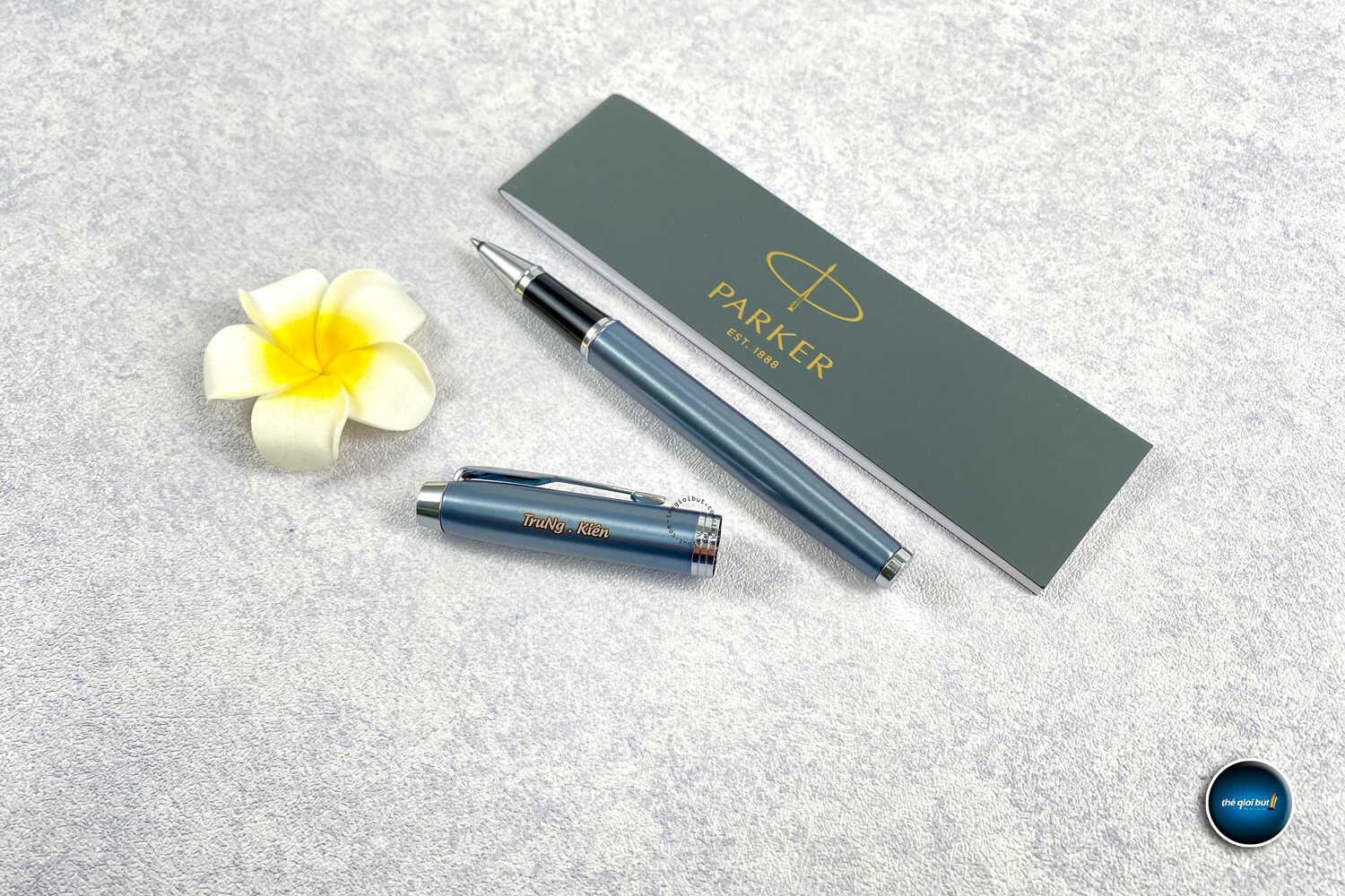 Bút dạ bi Parker IM 2017 Light Blue Gray CT Rollerball 1931662