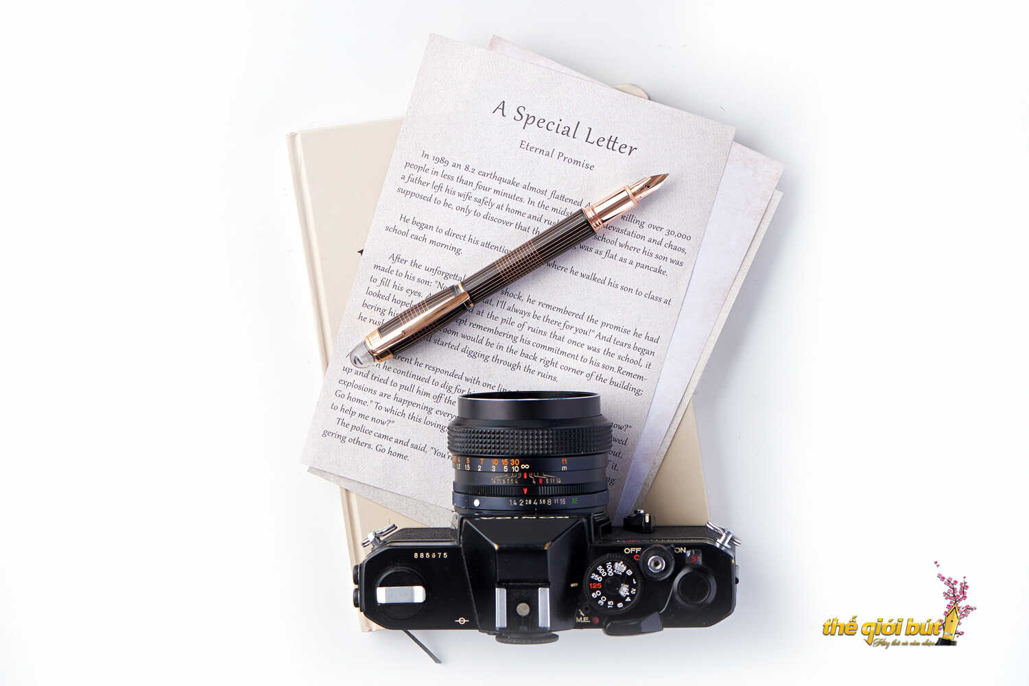 Bút máy Montblanc Starwalker Red Gold Metal Fountain Pen MB106867