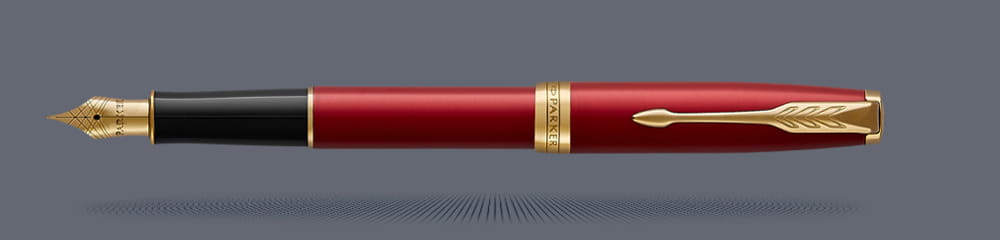 Bút máy Parker Sonnet Red Lacquer GT Fountain Pen 1931474