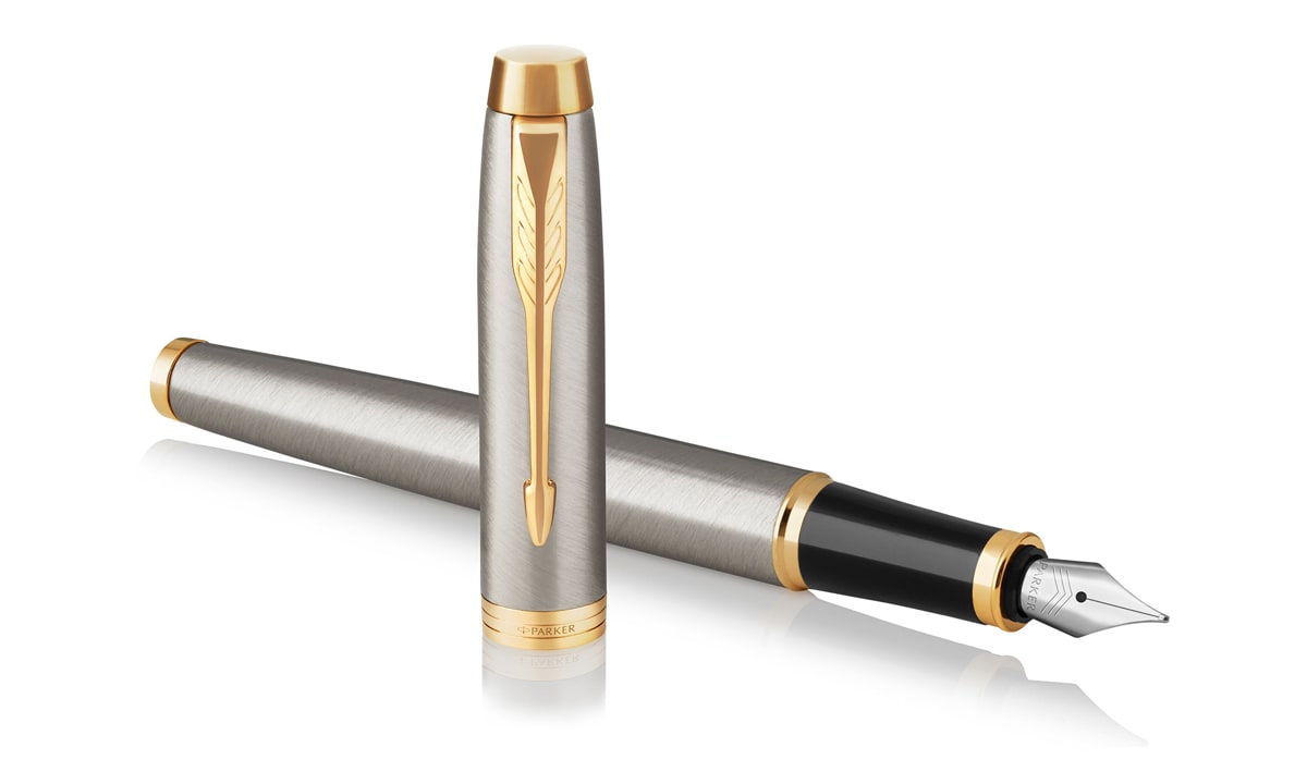 Bút máy Parker IM 2017 Brushed Metal GT Fountain Pen