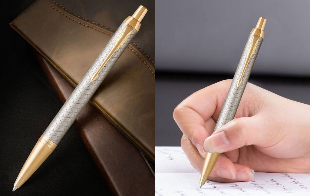 Bút bi Parker IM Premium 2017 Warm Silver GT Ballpoint Pen