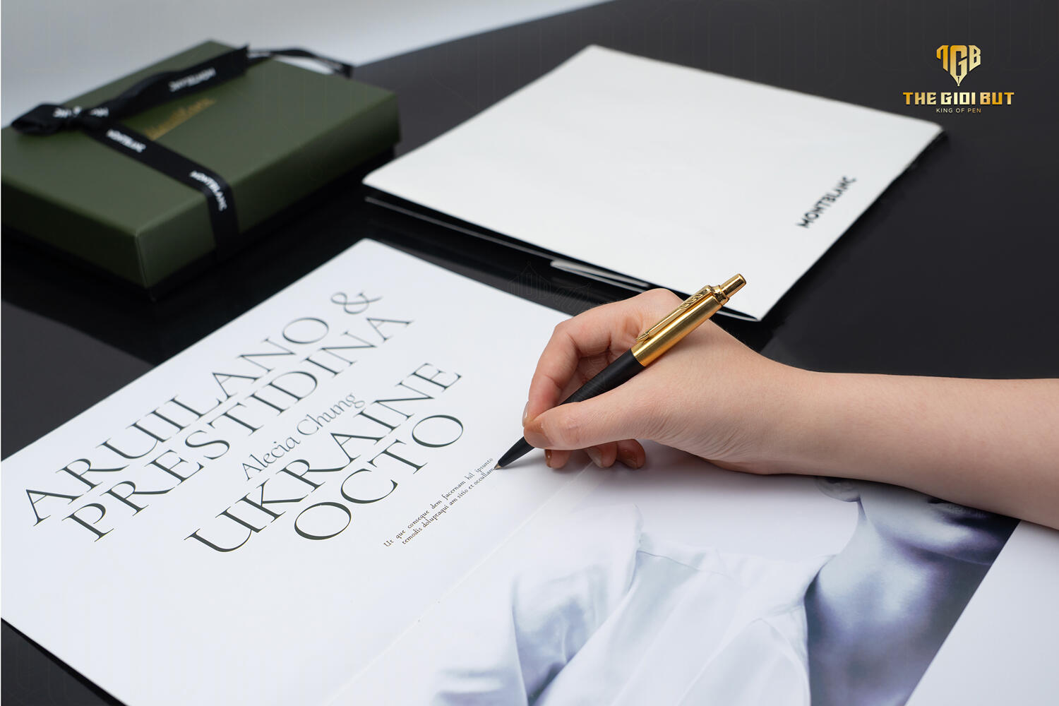 Parker Jotter 2017 Premium Bond Street Black Gt Ballpoint Pen 1953202 Tay