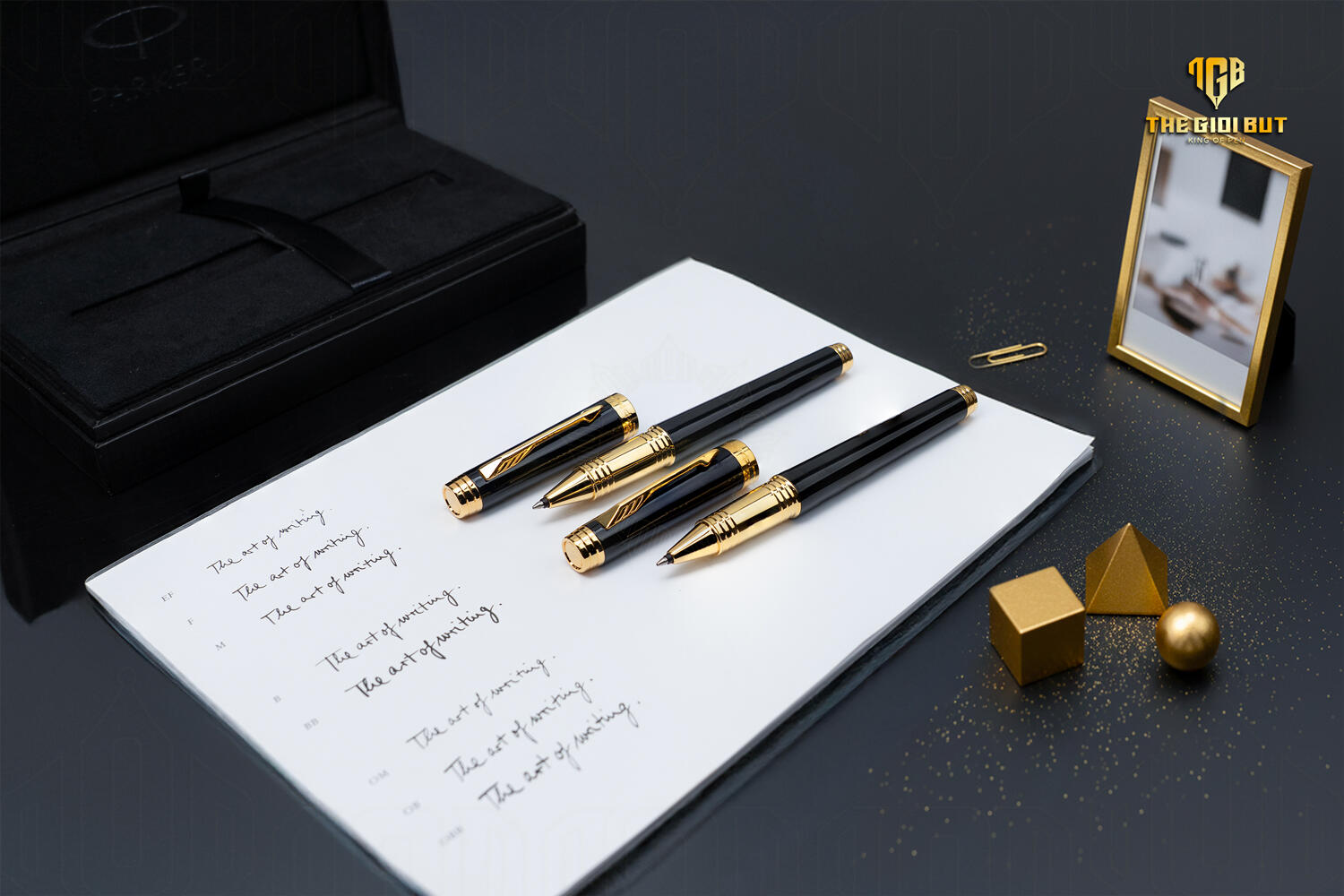 Parker Premier 2017 Black Lacquer Gt Rollerball Pen 1931411 804