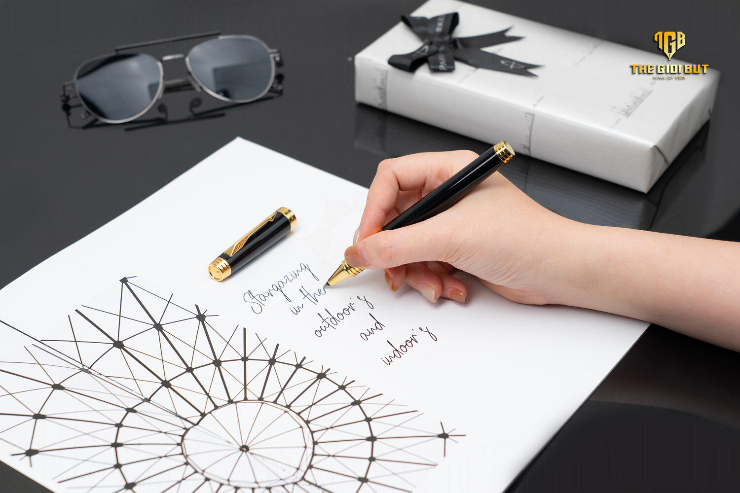 Parker Premier 2017 Black Lacquer Gt Rollerball Pen 1931411 Tay