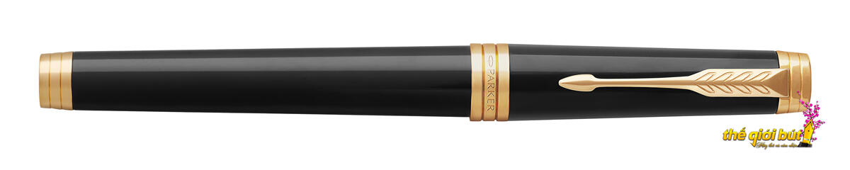 Bút máy Parker Premier 2017 Black Lacquer GT Fountain Pen 1931410