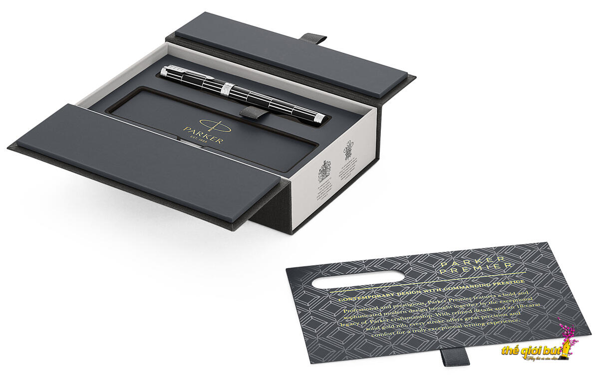 Bút máy Parker Premier 2017 Luxury Black CT Fountain Pen 1931401