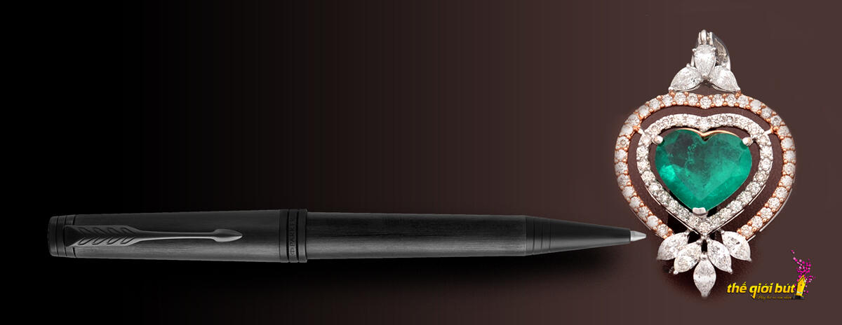 Bút bi Parker Premier 2017 Monochrome Black PVD Ballpoint Pen 1931430