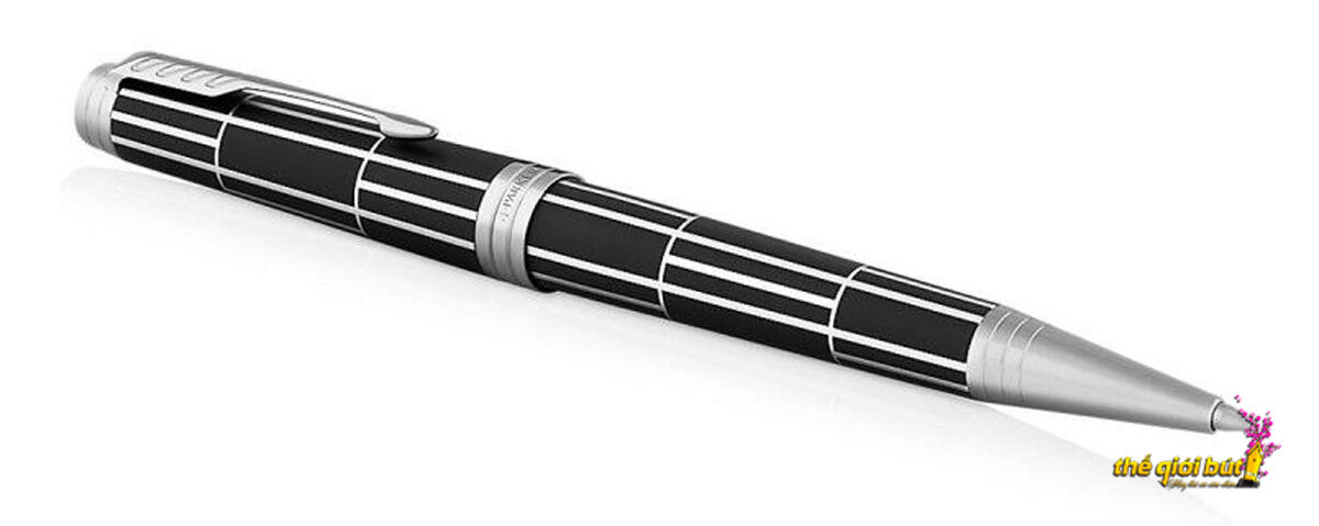 Bút bi Parker Premier Luxury Black CT Ballpoint Pen 1876393