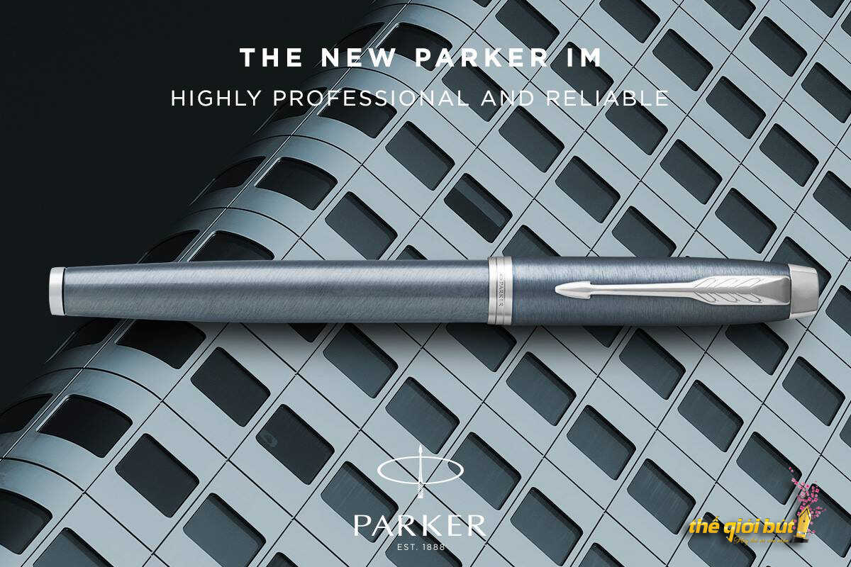 Bút máy Parker IM 2017 Light Blue Gray CT Fountain Pen 1931648
