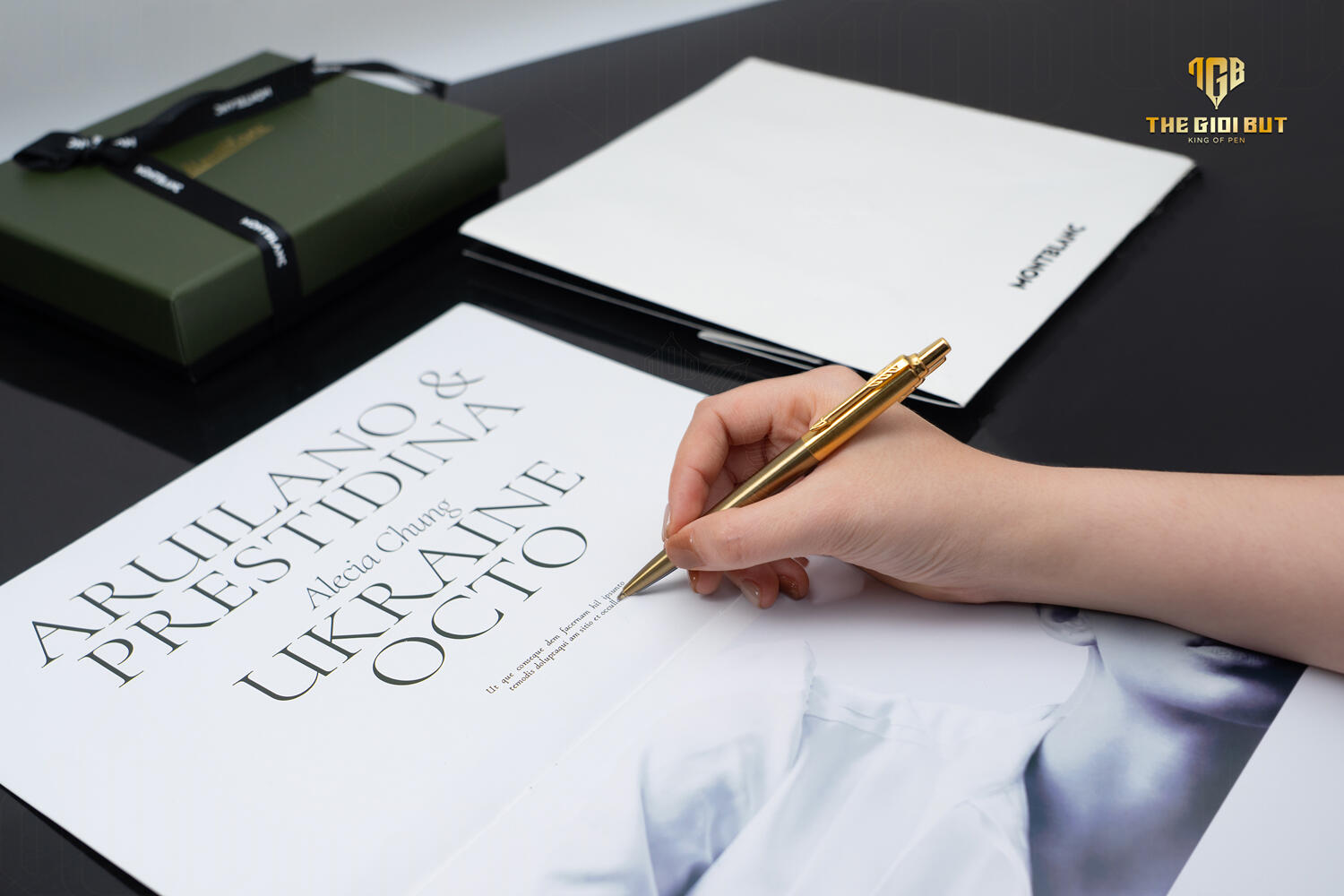 Parker Jotter Premium West End Gold Brushed Gt Ballpoint Pen 1953203 Tay 1