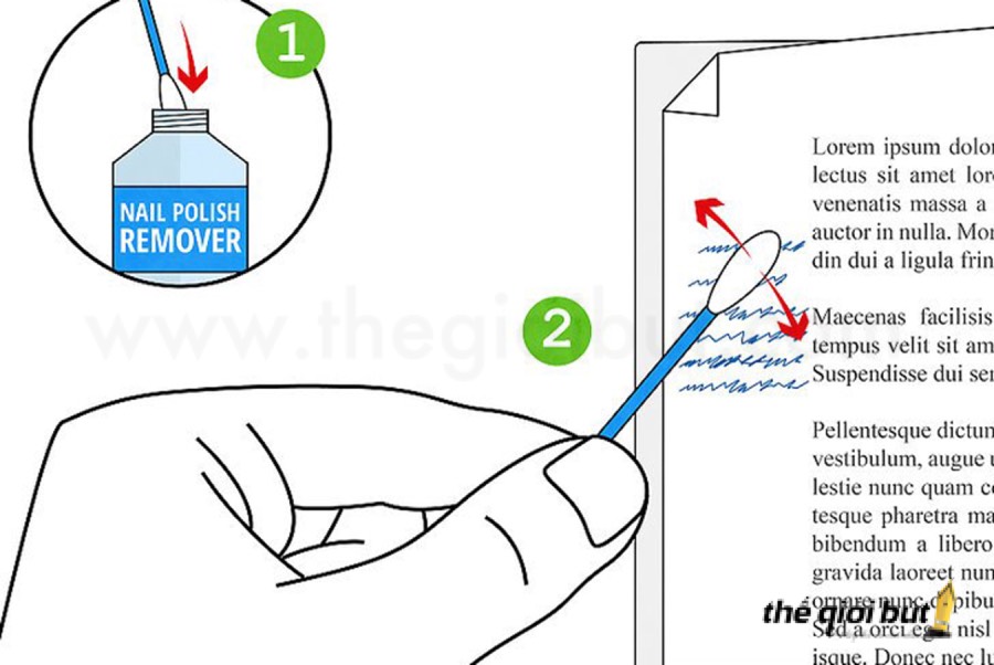Mẹo tẩy mực bút bi trên giấy cực kì đơn giản | Cách tẩy mực bút bi ...
