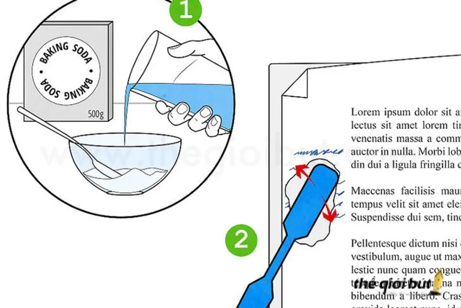 Mẹo tẩy mực bút bi trên giấy cực kì đơn giản