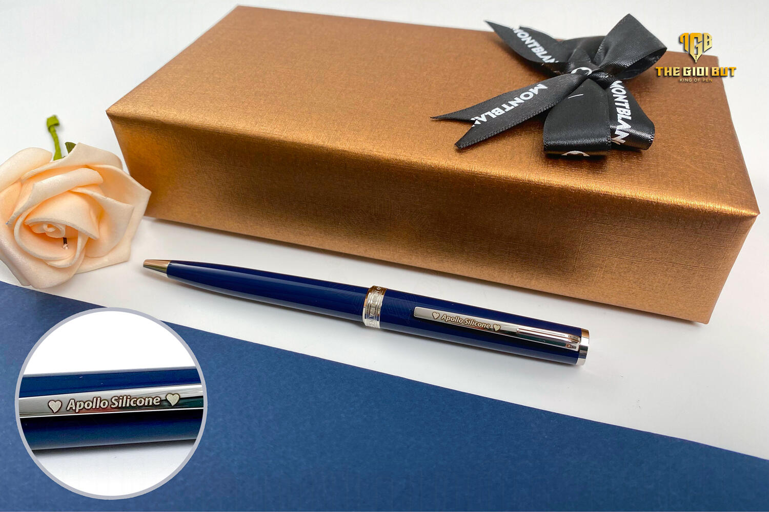 Montblanc Pix Blue Ballpoint Pen Mb114806 801