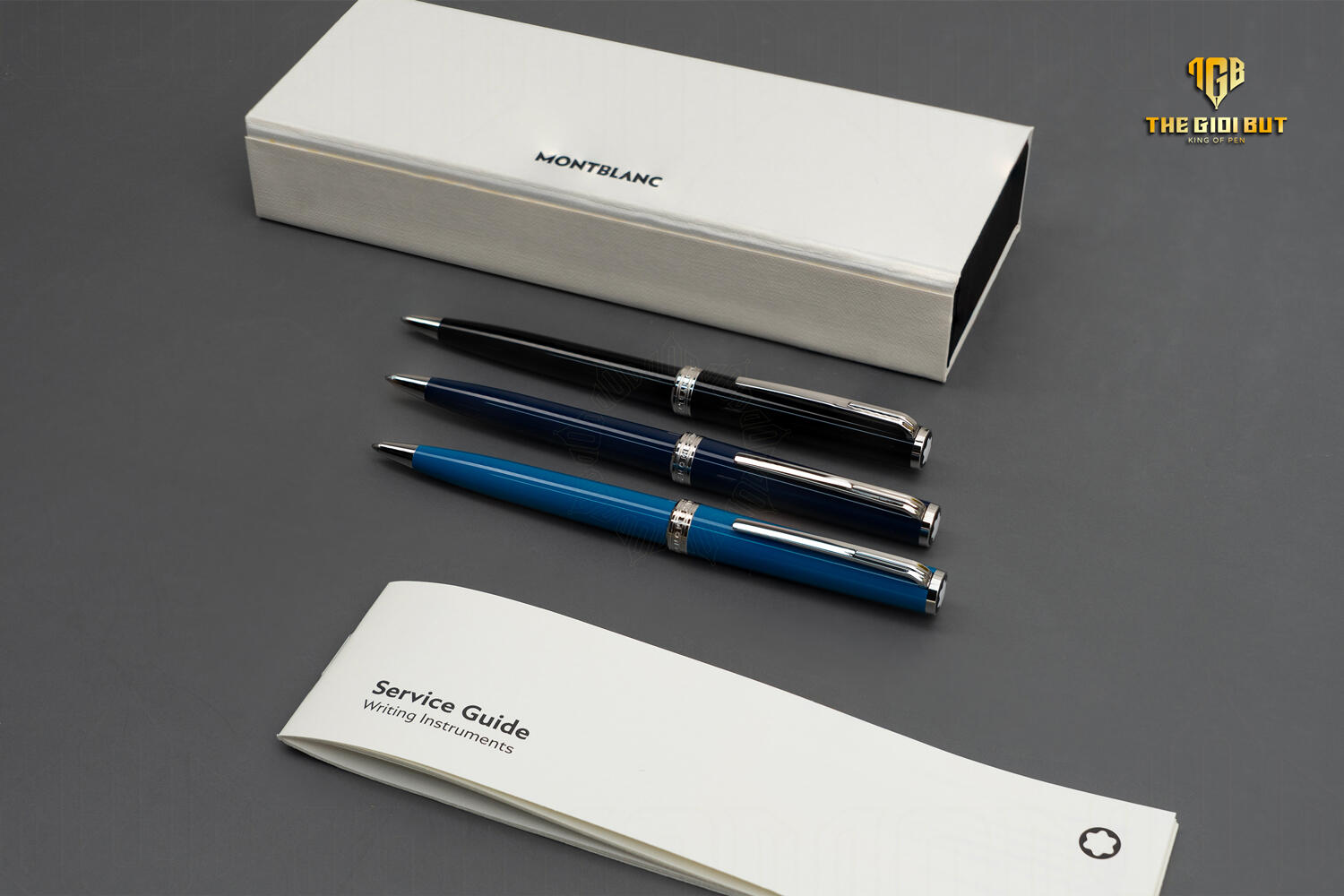 Montblanc Pix Blue Ballpoint Pen Mb114806 802