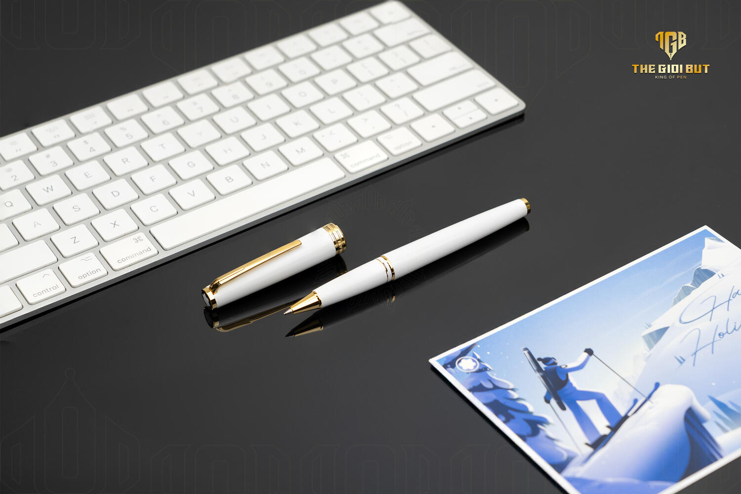 Montblanc Pix White Gt Rollerball Pen Mb117658 801