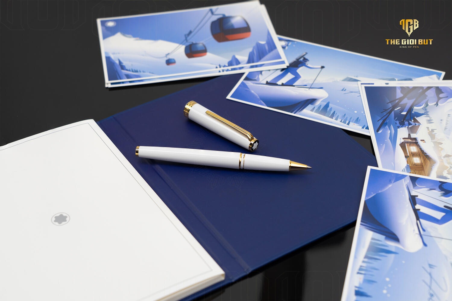 Montblanc Pix White Gt Rollerball Pen Mb117658 803