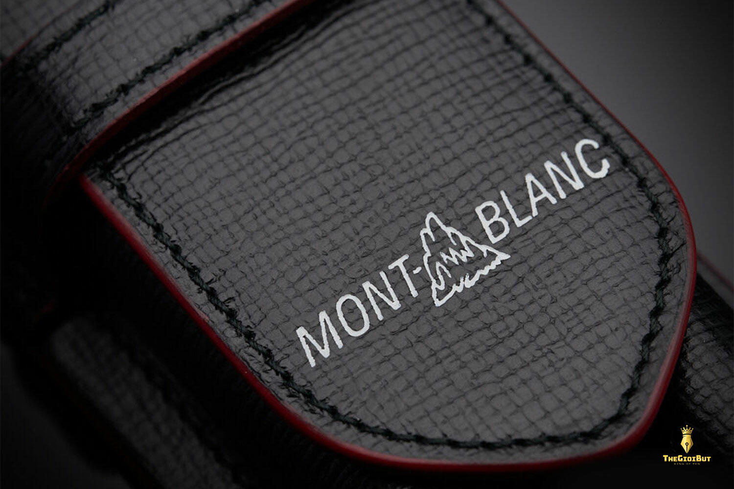 Bao da đựng bút Montblanc 100 Years Anniversary Edition Historical Pen Pouch 2 MB38791