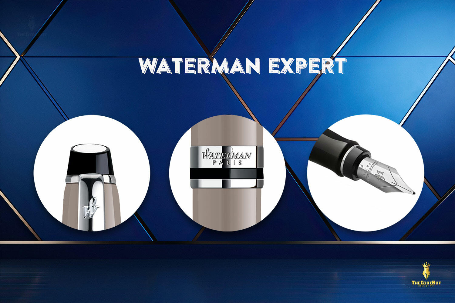 Bút máy Waterman Expert Taupe CT Fountain Pen S0952140