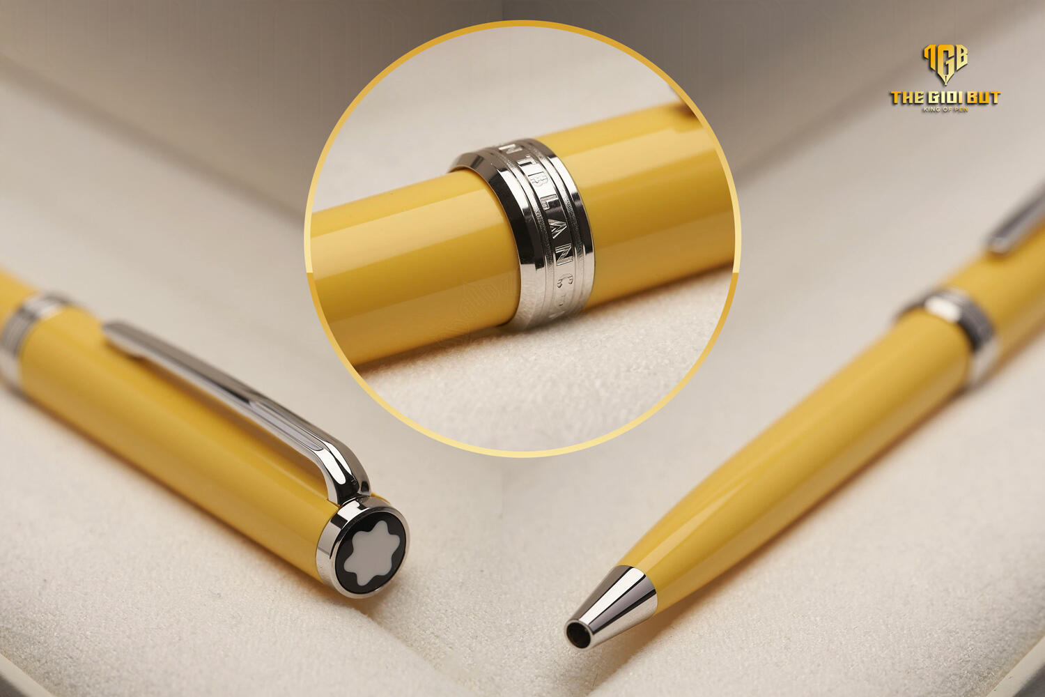 Montblanc Pix Mustard Yellow Ballpoint Pen Mb125240 803